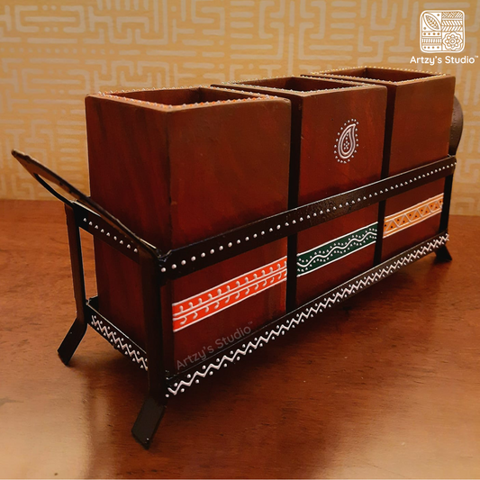 Large Wooden Set of 3 Stand